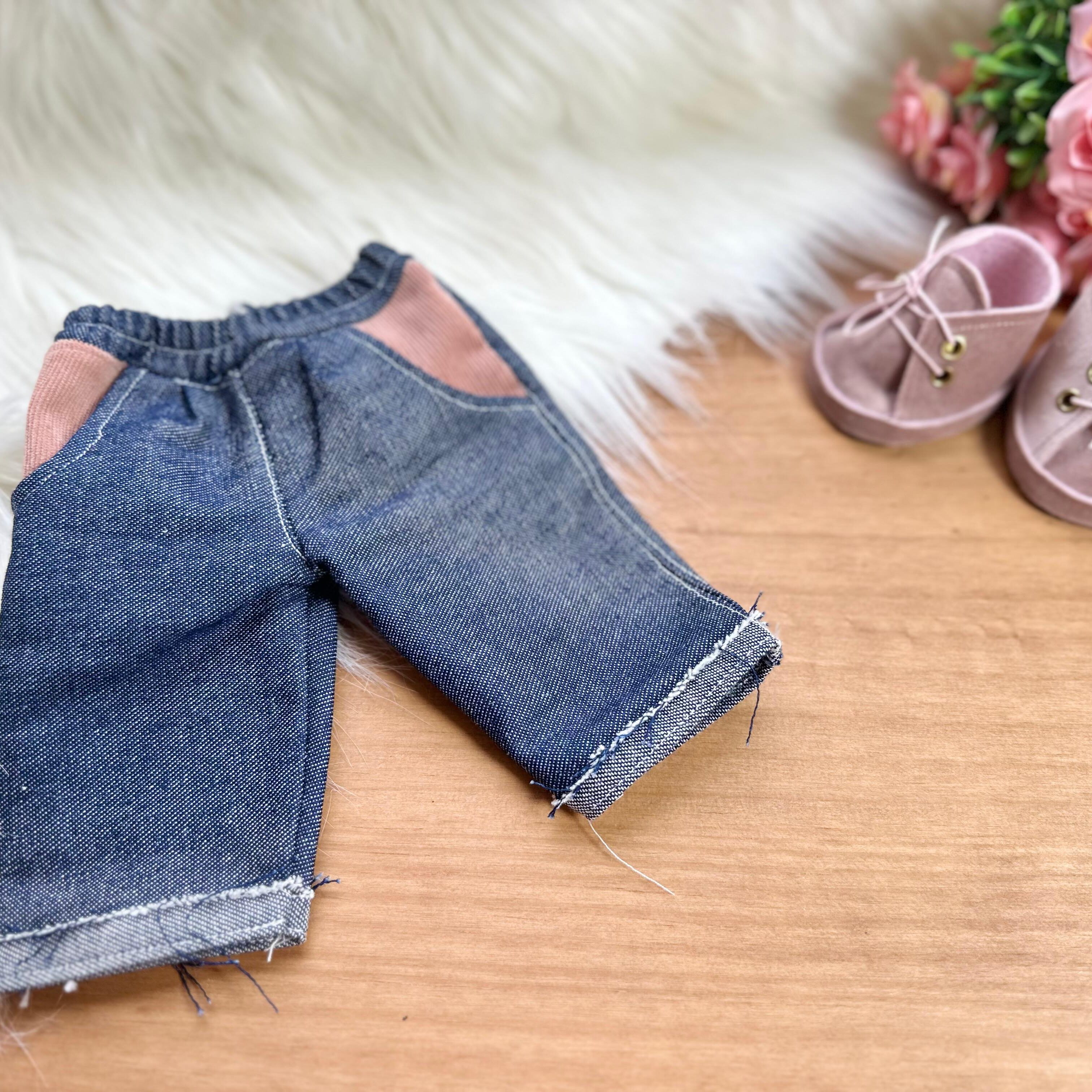 Calça Jeans com bolso